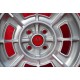 Fiat Cromodora CD68 7x15 ET0 4x98 silver 124 Coupe, Spider, 125, 131, 132 cerchi wheels jantes felgen llantas