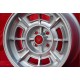 Fiat Cromodora CD68 7x15 ET0 4x98 silver 124 Coupe, Spider, 125, 131, 132 cerchi wheels jantes felgen llantas