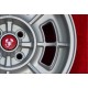 Fiat Cromodora CD68 7x15 ET0 4x98 silver 124 Coupe, Spider, 125, 131, 132 cerchi wheels jantes felgen llantas