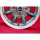 Mini Minilite 5x12 ET31 4x101.6 anthracite/diamond cut Mini Mk1-3, 850, 1000, 1275 GT cerchio wheel llanta jante felge