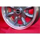 Mini Minilite 5x12 ET31 4x101.6 anthracite/diamond cut Mini Mk1-3, 850, 1000, 1275 GT cerchio wheel llanta jante felge