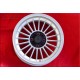 BMW Alpina 7x15 ET12 4x100 silver/black 1500-2000tii, 1502-2002tii, 3 E21, E30 cerchi wheel jante llanta felge