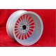 BMW Alpina 7x15 ET12 4x100 silver/black 1500-2000tii, 1502-2002tii, 3 E21, E30 cerchi wheel jante llanta felge