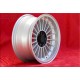BMW Alpina 6x15 ET12 7x15 ET12 4x100 silver/black 1500-2000tii, 1502-2002tii, 3 E21, E30 cerchi wheels llantas jantes felgen