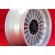 BMW Alpina 6x15 ET12 7x15 ET12 4x100 silver/black 1500-2000tii, 1502-2002tii, 3 E21, E30 cerchi wheels llantas jantes felgen