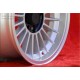 BMW Alpina 6x15 ET12 7x15 ET12 4x100 silver/black 1500-2000tii, 1502-2002tii, 3 E21, E30 cerchi wheels llantas jantes felgen