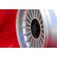 BMW Alpina 6x15 ET12 7x15 ET12 4x100 silver/black 1500-2000tii, 1502-2002tii, 3 E21, E30 cerchi wheels llantas jantes felgen