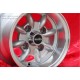 Mini Minilite 6x10 ET-7 4x101.6 silver/diamond cut Mini Mk1-3, 850, 1000 cerchi wheels jantes llantas felgen