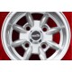 Mini Minilite 6x10 ET-7 4x101.6 silver/diamond cut Mini Mk1-3, 850, 1000 cerchio wheel jante llanta felge