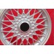 BMW BBS 7x15 ET20 5x120 silver M3 E30, 5 E12, E28, E34, 6 E24, 7 E23, E32, E3, E9  cerchio llanta wheel jante felge