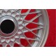 BMW BBS 7x15 ET20 5x120 silver M3 E30, 5 E12, E28, E34, 6 E24, 7 E23, E32, E3, E9  cerchio llanta wheel jante felge