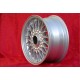 BMW BBS 7x15 ET20 5x120 silver M3 E30, 5 E12, E28, E34, 6 E24, 7 E23, E32, E3, E9  cerchio llanta wheel jante felge