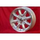 Datsun Minilite 5.5x15 ET15 4x114.3 silver/diamond cut MBG, TR2-TR6 cerchio wheel jante llanta felge