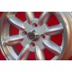 Datsun Minilite 5.5x15 ET15 4x114.3 silver/diamond cut MBG, TR2-TR6 cerchio wheel jante llanta felge