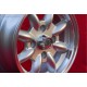 Toyota Minilite 5.5x13 ET25 4x114.3 silver/diamond cut 120 140 160 180 cerchio wheel jante felge llanta 