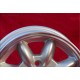 Nissan Minilite 5.5x13 ET25 4x114.3 silver/diamond cut 120 140 160 180 cerchio wheel jante felge llanta 