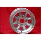 Ford Minilite 8x13 ET-6 4x108 silver/diamond cut Escort Mk1-2, Capri, Cortina cerchio wheel llanta Felge jante
