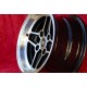 jante Ford RS 7x13 ET5 4x108 black/diamond cut Escort Mk1-2, Capri, Cortina