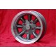 llanta Ford Minilite 7x13 ET-7 4x108 anthracite/diamond cut Escort Mk1-2, Capri, Cortina