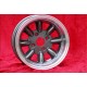 wheel Ford Minilite 7x13 ET-7 4x108 anthracite/diamond cut Escort Mk1-2, Capri, Cortina