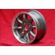 Felge Ford Minilite 6x13 ET16 4x108 anthracite/diamond cut Escort Mk1-2, Capri, Cortina