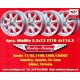 4 Felgen Minilite 5.5x13 4x114.3 Austin Toyota Datsun 120  120 140 160 180 Toyota Corolla Starlet Carina Austin 1100 130