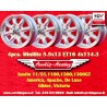 4 jantes Minilite 5.5x13 4x114.3 Austin Toyota Datsun 120  120 140 160 180 Toyota Corolla Starlet Carina Austin 1100 130