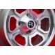 Alfa Romeo Momo Vega 6x14 ET23 4x108 silver/diamond cut 105 Berlina, Giulia, Coupe, Spider, GTC cerchi wheels llantas jantes fel