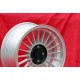 BMW Alpina 8x17 ET15 5x120 silver/black M3 E30, 5 E12, E28, E34, 6 E24, 7 E23, E32 cerchi wheels jantes felgen llantas