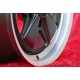 Porsche Fuchs 7x17 ET23.3 5x130 matt black/diamond cut 911 -1989, 914 6, 944 -1986, turbo -1989 cerchio wheel jante felge llanta