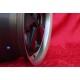 Porsche Fuchs 7x17 ET23.3 5x130 matt black/diamond cut 911 -1989, 914 6, 944 -1986, turbo -1989 cerchio wheel jante felge llanta