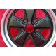 Porsche Fuchs 7x17 ET23.3 5x130 matt black/diamond cut 911 -1989, 914 6, 944 -1986, turbo -1989 cerchio wheel jante felge llanta