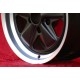 Porsche Fuchs 8x17 ET10.6 5x130 matt black/diamond cut 911 SC, Carrera -1989, turbo -1987 cerchio wheel jante felge llanta