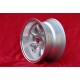 NSU Minilite 7x13 ET-7 5x130 silver/diamond cut NSU  TT TTS, 110, 1200C, Wankelspider   Honda S 800 only ba cerchi wheels jantes