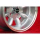 Fiat Minilite 7x13 ET-7 4x98 silver/diamond cut 124 Berlina, Coupe, Spider, 125, 131 wheel jante cerchio felgen llanta 