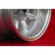 Fiat Minilite 7x13 ET-7 4x98 silver/diamond cut 124 Berlina, Coupe, Spider, 125, 131 wheel jante cerchio felgen llanta 