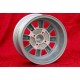 Fiat Minilite 7x13 ET-7 4x98 silver/diamond cut 124 Berlina, Coupe, Spider, 125, 131 wheel jante cerchio felgen llanta 