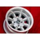 Fiat Minilite 7x13 ET-7 4x98 silver/diamond cut 124 Berlina, Coupe, Spider, 125, 131 wheel jante cerchio felgen llanta 