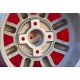 Volkswagen Minilite 6x13 ET13 4x100 silver/diamond cut 1502-2002tii, 3 E21 cerchio wheel jante felge llanta
