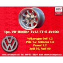 1 Felge Minilite 7x13 4x100 Opel Volkswagen BMW 1502  1502 1602 1802 2002 tii 3 E21 Kadett B-C Manta Ascona A-B GT Olymp