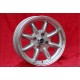 Volkswagen Minilite 7x15 ET5 4x100 silver/diamond cut 1502-2002, 1500-2000tii, 2000C CA CS, 3 E21, E30 cerchio wheel jante felge