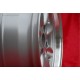 Volkswagen Minilite 7x15 ET5 4x100 silver/diamond cut 1502-2002, 1500-2000tii, 2000C CA CS, 3 E21, E30 cerchio wheel jante felge