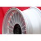BMW Alpina 8x17 ET15 9x17 ET15 5x120 silver/black M3 E30, 5 E12, E28, E34, 6 E24, 7 E23, E32 cerchi wheels jantes felgen llantas