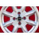 MG Minilite 6x14 ET22 4x114.3 silver/diamond cut cerchio wheel jante felge llanta