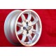 MG Minilite 6x14 ET22 4x114.3 silver/diamond cut cerchio wheel jante felge llanta