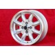 MG Minilite 6x14 ET22 4x114.3 silver/diamond cut cerchio wheel jante felge llanta