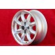 4 pz. cerchi Ford Minilite 6x14 ET16 4x108 silver/diamond cut Escort Mk1-2, Capri, Cortina