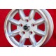 Ford Minilite 6x14 ET30 5x112 silver/diamond cut Consul, Granada, P5, P6, P7, Mercedes 108 109 113 114 115 cerchio wheel jante f