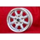 Mercedes Minilite 6x14 ET30 5x112 silver/diamond cut Consul, Granada, P5, P6, P7, Mercedes 108 109 113 114 cerchio wheel jante f