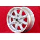 Mercedes Minilite 6x14 ET30 5x112 silver/diamond cut Consul, Granada, P5, P6, P7, Mercedes 108 109 113 114 cerchio wheel jante f